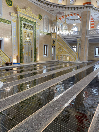 Cami ısıtma sistemi - Sultangazi,İstanbul (Hacı Kadir Kunduracı Camii yerden ısıtma)